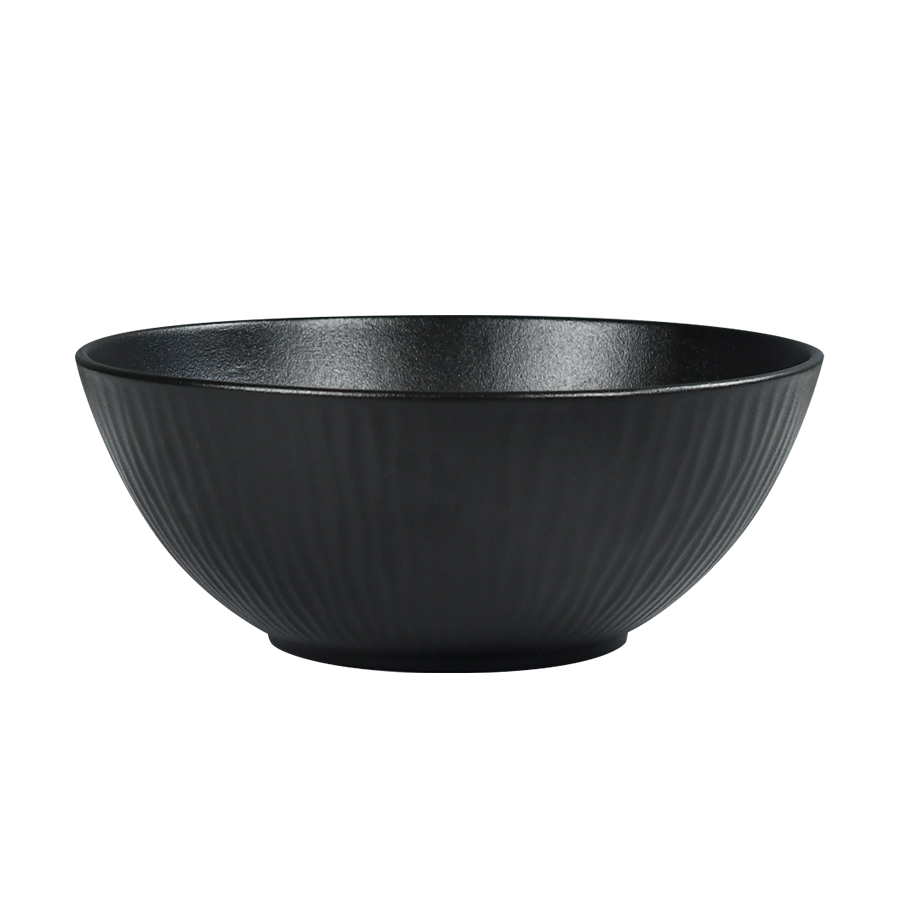Cark Schaal Ripple Black Ø24cm